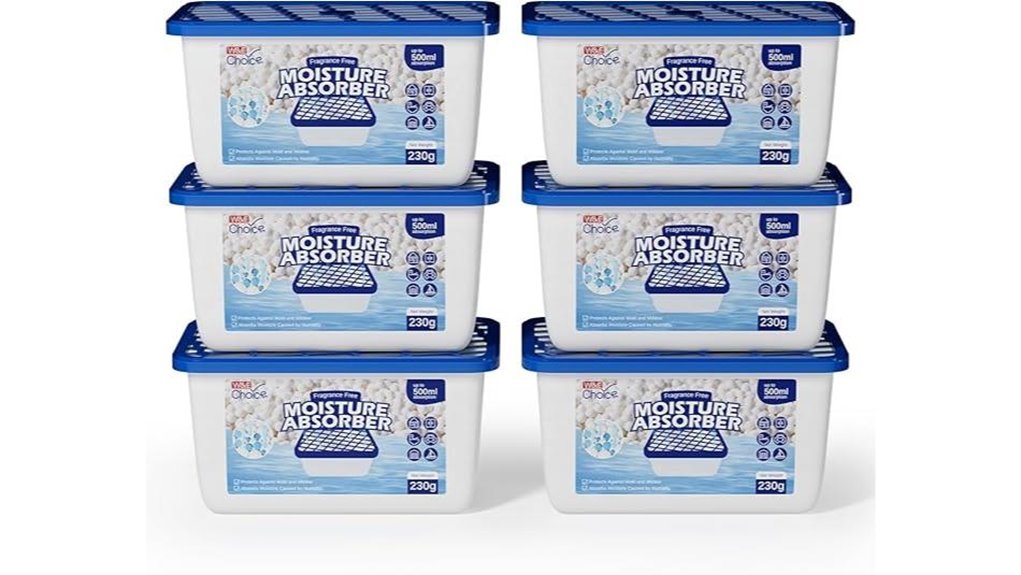 fragrance free moisture absorbers pack