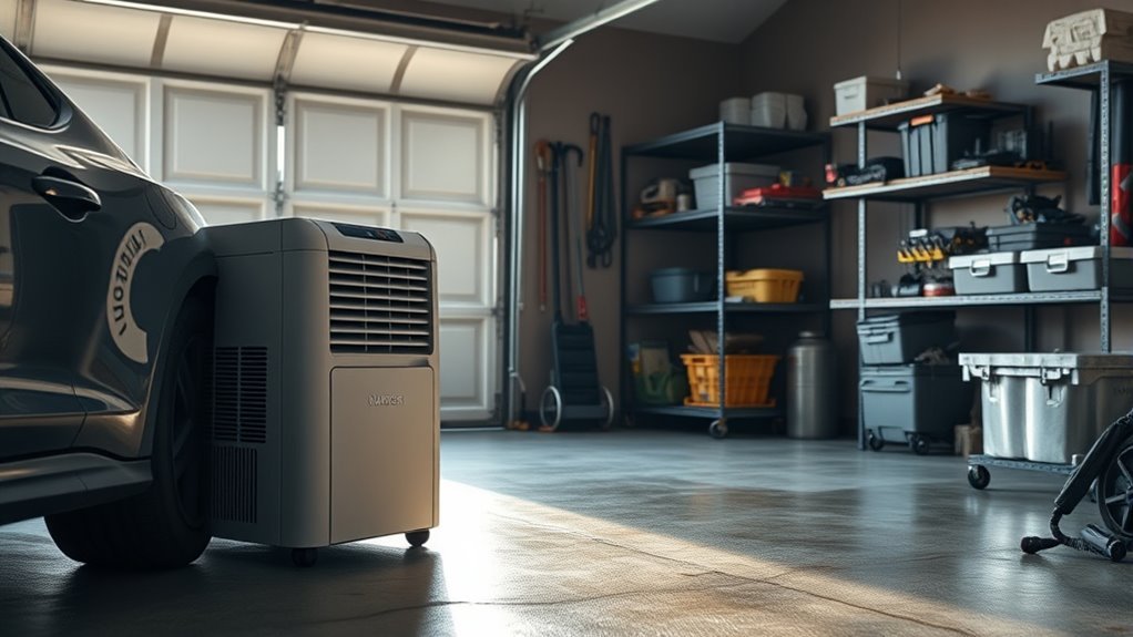 garage dehumidifier size guide