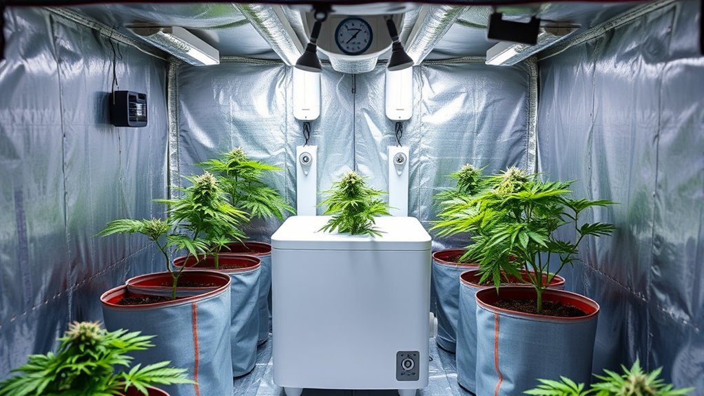 grow tent dehumidifier size