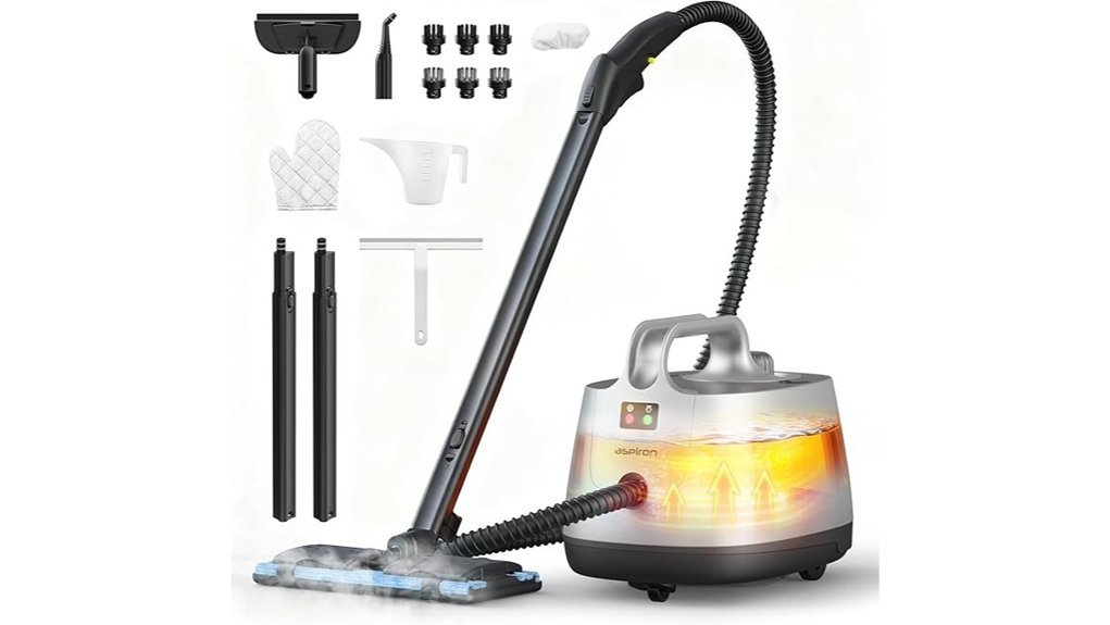 handheld steam cleaner kit