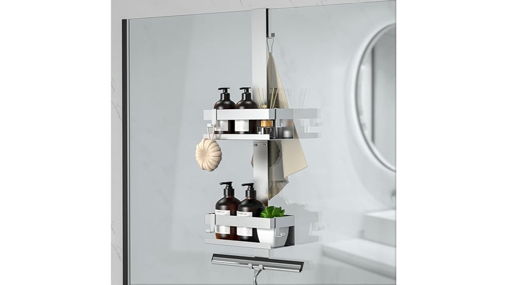 hanging stainless steel caddy