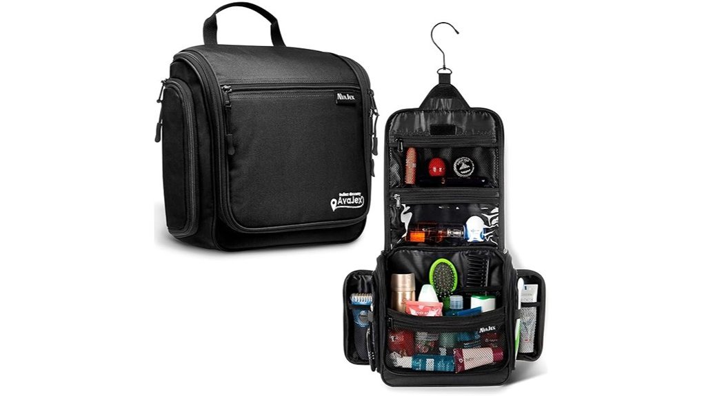 hanging travel toiletry organizer