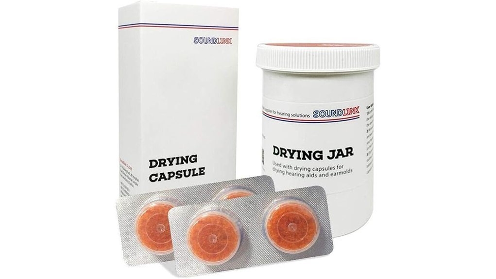 hearing aid drying solution