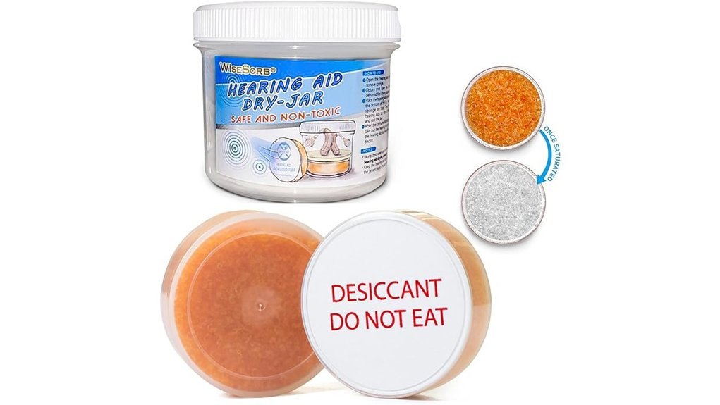 hearing aid drying solution