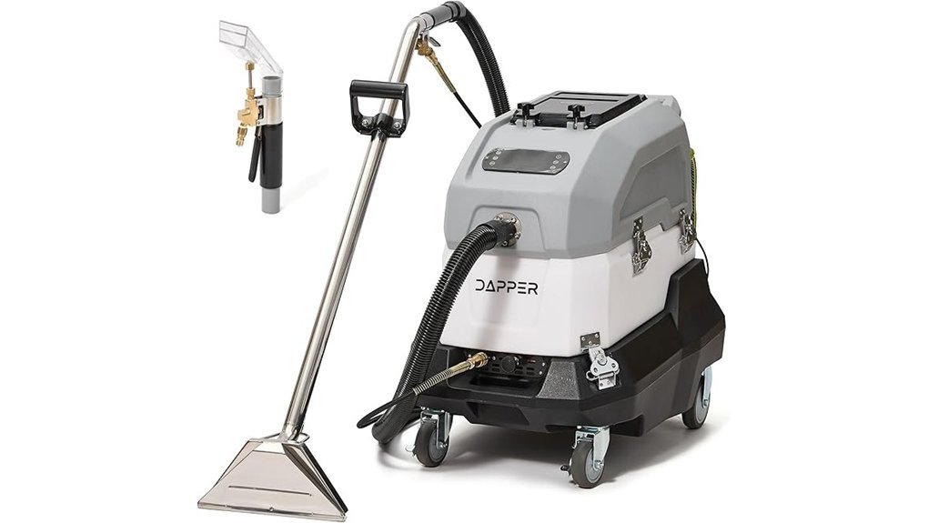 heated carpet cleaning machine