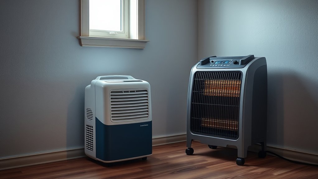 heater enhances dehumidifier efficiency