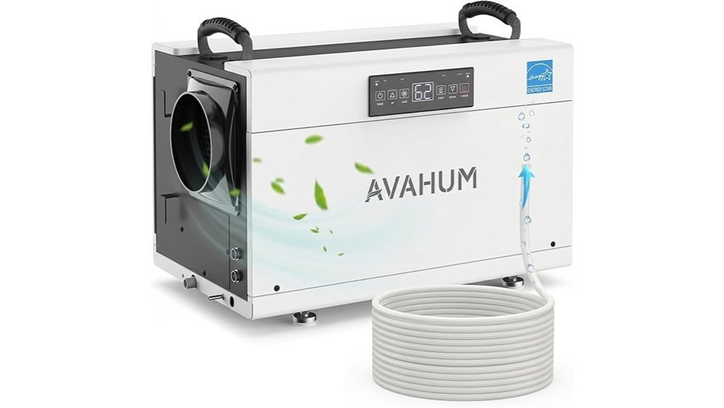 high capacity crawl space dehumidifier
