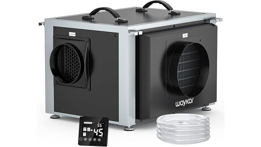 high capacity crawl space dehumidifier