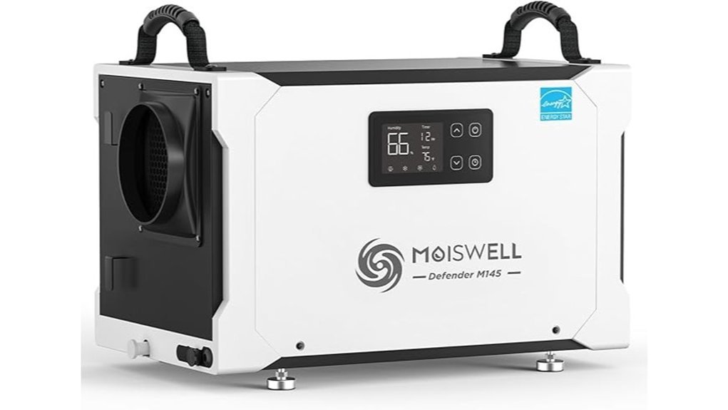 high capacity crawl space dehumidifier