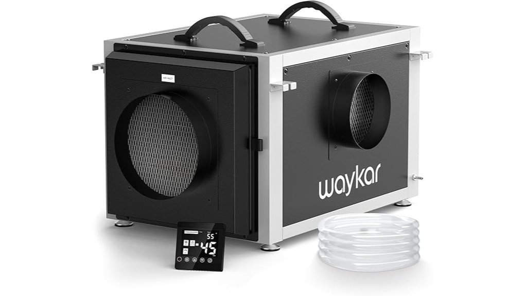 high capacity crawl space dehumidifier