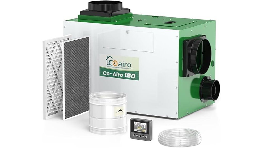 high capacity dehumidifier system
