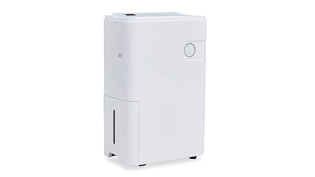 high capacity dehumidifier with drainage