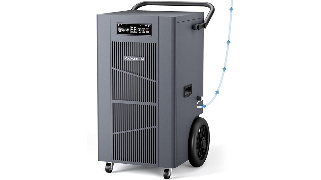 high capacity dehumidifier with pump