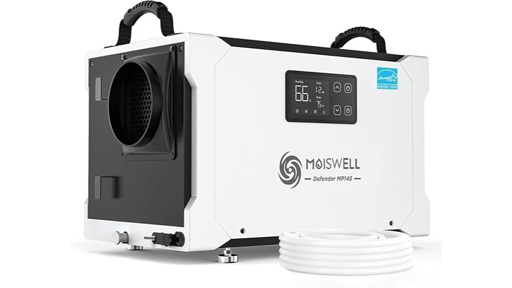 high capacity dehumidifier with pump