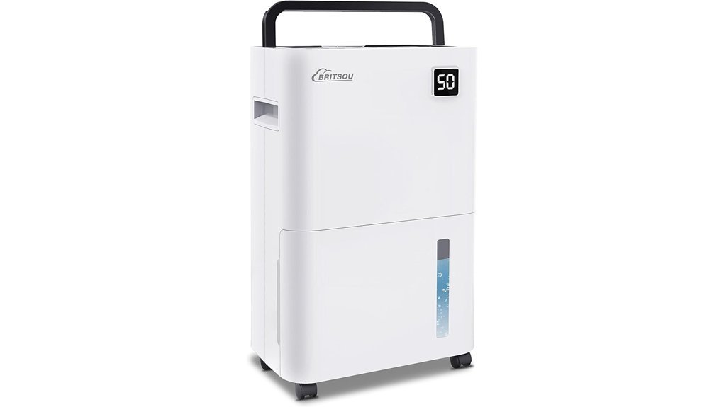 high capacity dehumidifier with timer