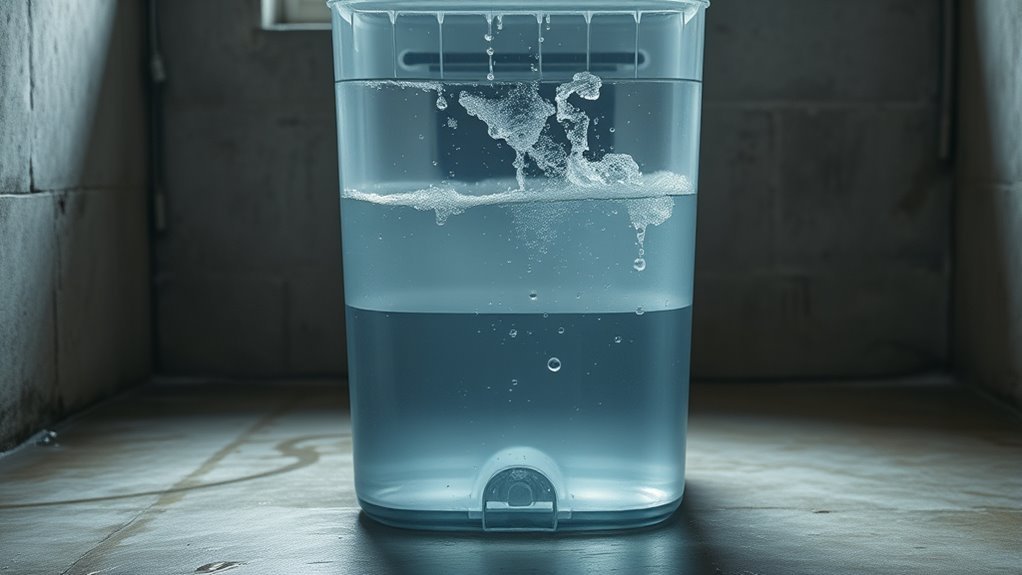 high humidity causes rapid filling