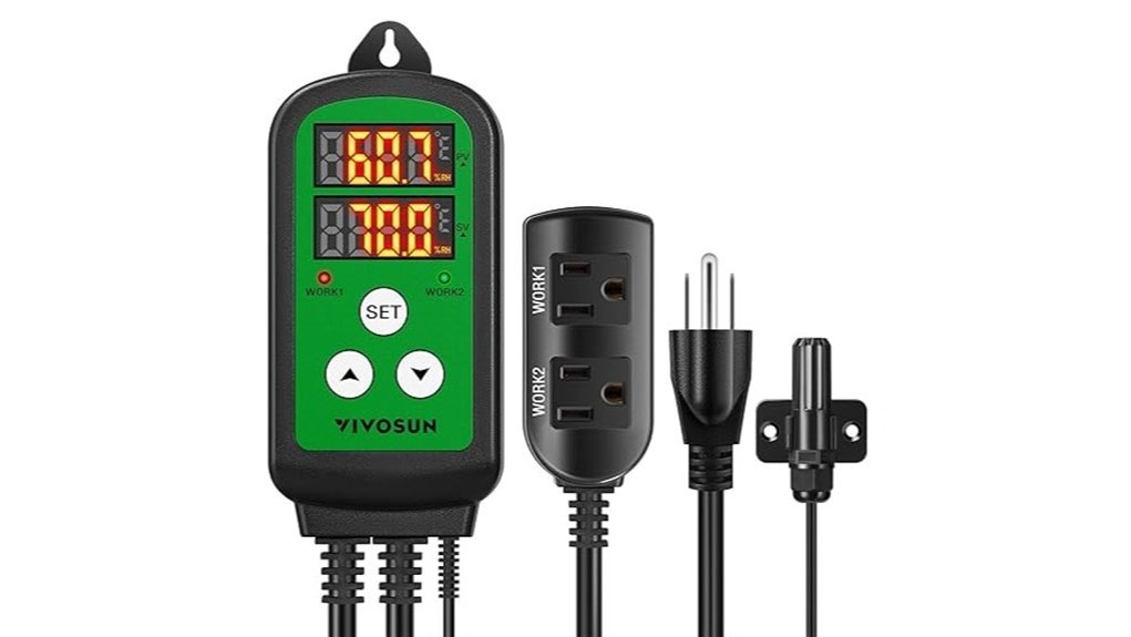 humidity control with display