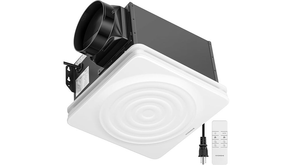 humidity sensing bathroom exhaust fan