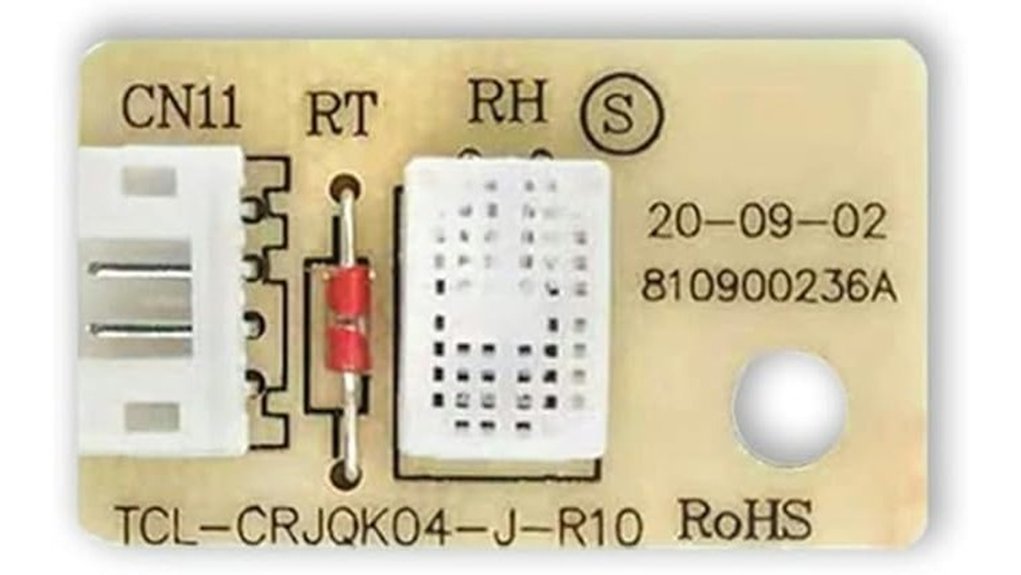 humidity sensor for dehumidifier