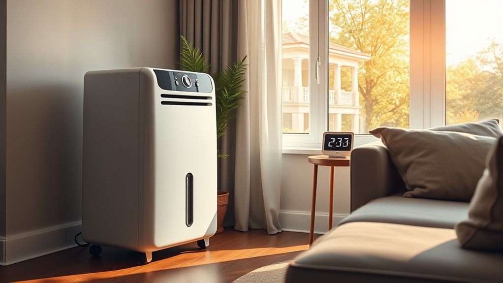 ideal dehumidifier temperature setting