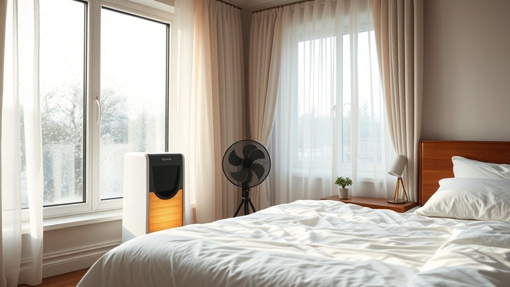 increase airflow use dehumidifier