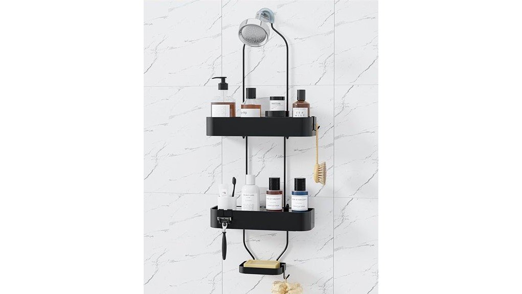 kitsure hanging shower organizer