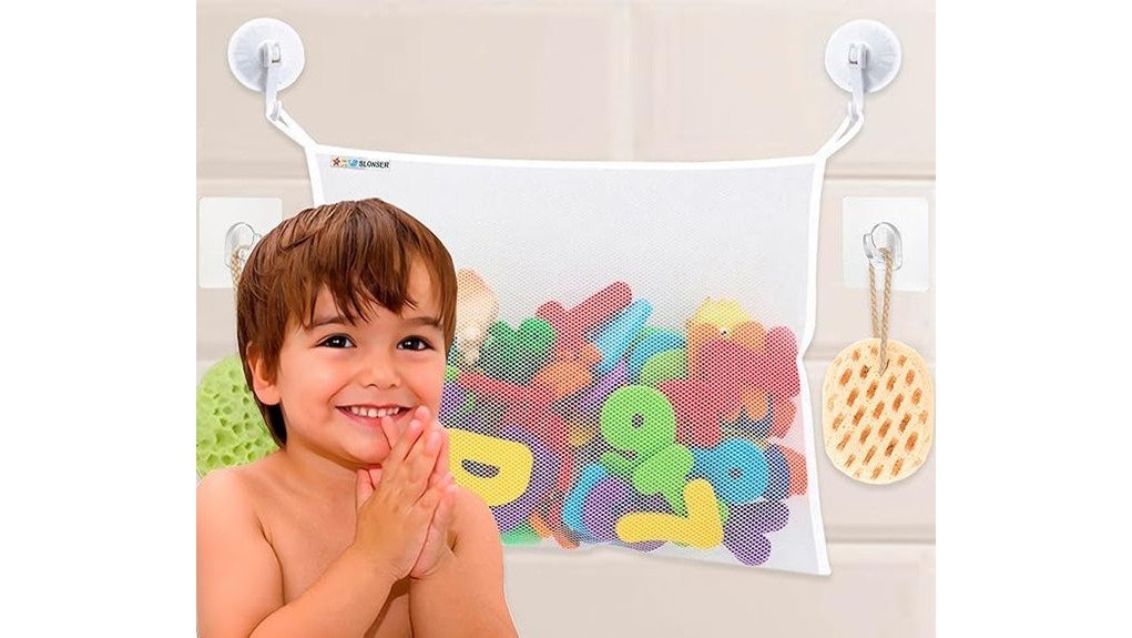 large bath toy organizer