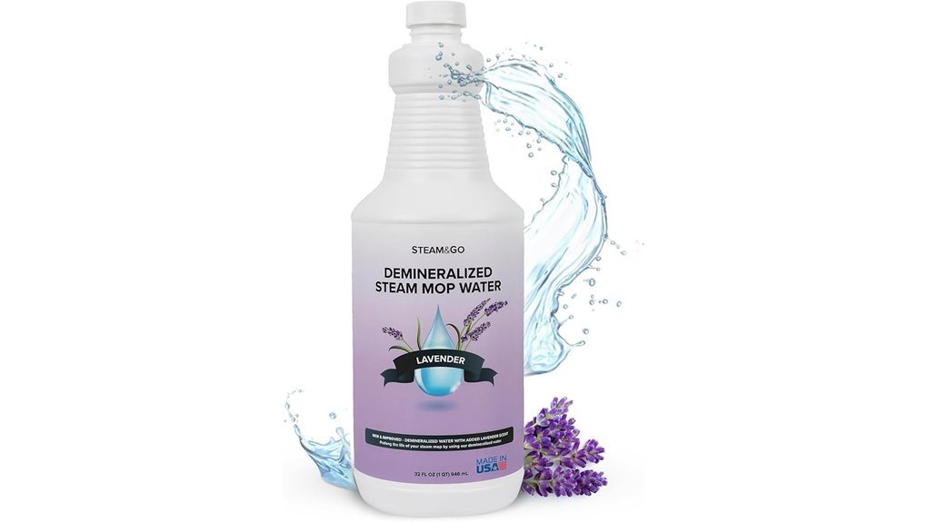 lavender steam cleaner water