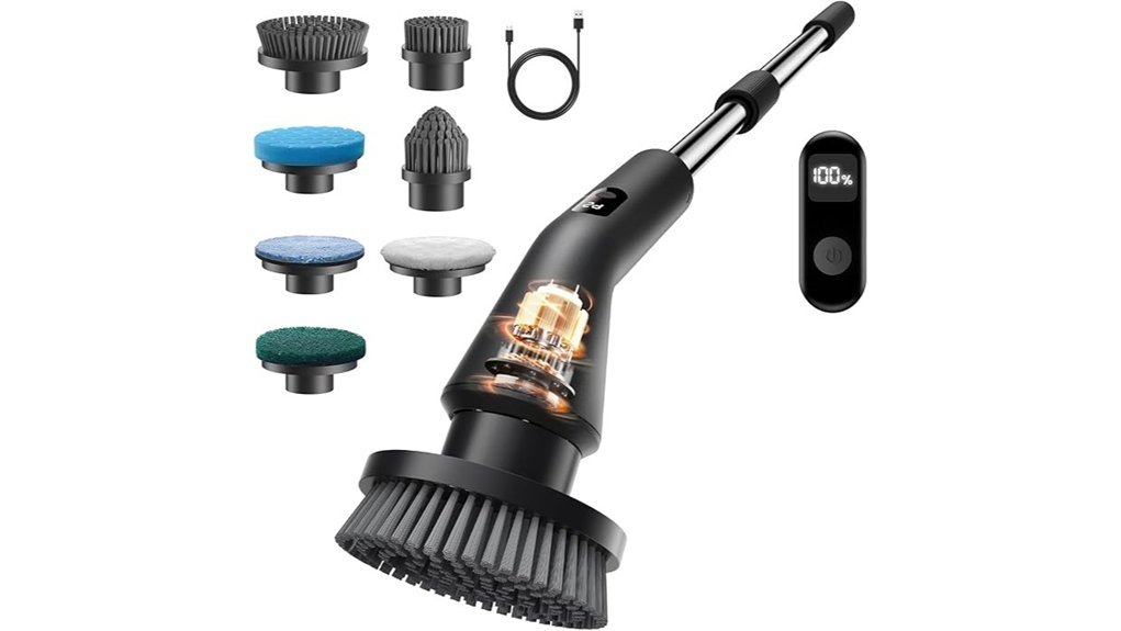 leebein cordless spin scrubber