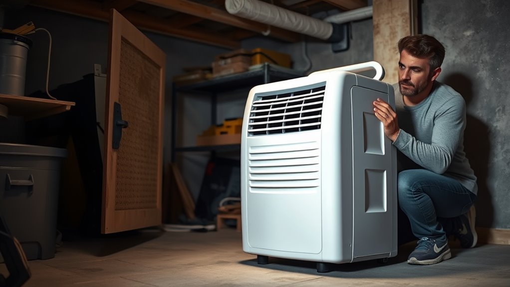 loud dehumidifier noise causes