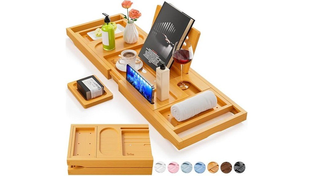 luxury bath tray review