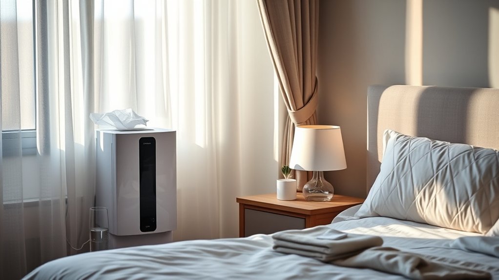 manage humidity ease cough