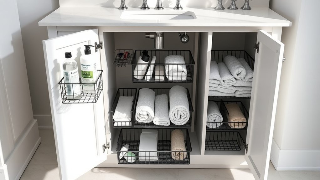 maximize under sink storage