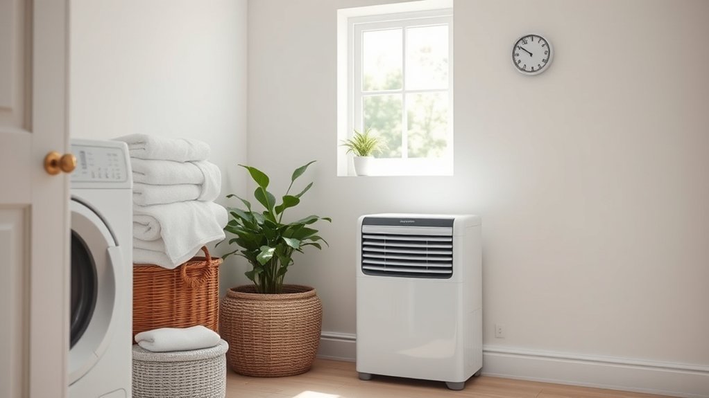 mildew prevention with dehumidifier