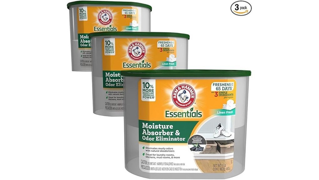 moisture absorber and deodorizer