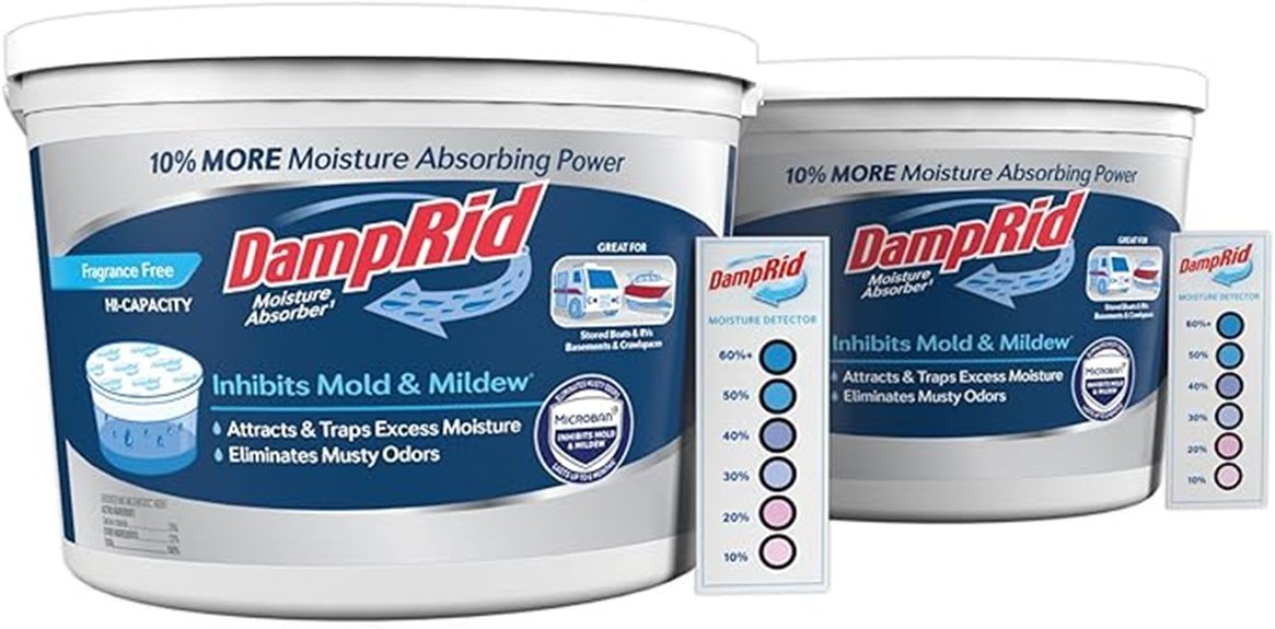 moisture absorber bucket pack
