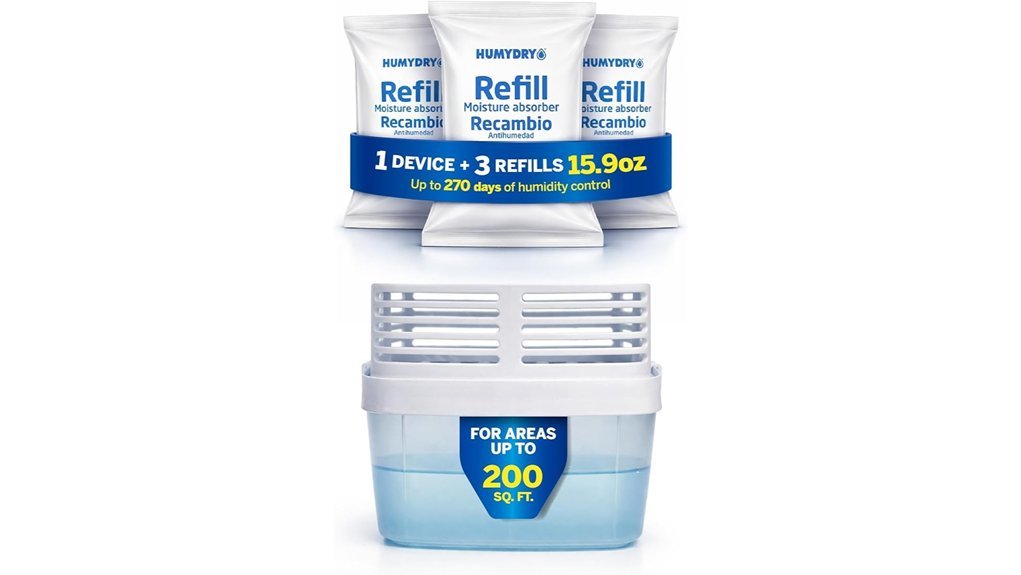 moisture absorber with refills