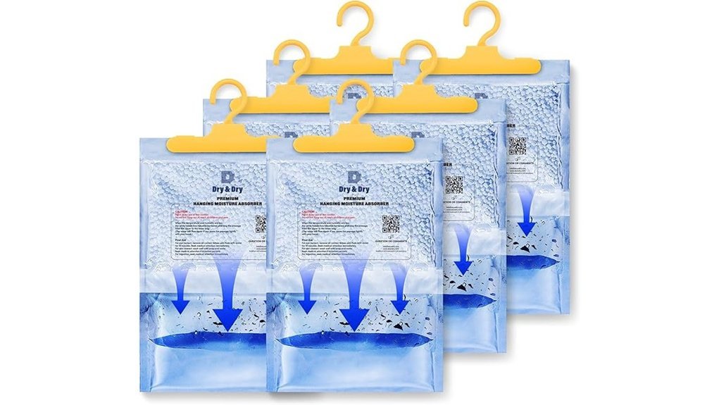 moisture absorbers dehumidifier packs