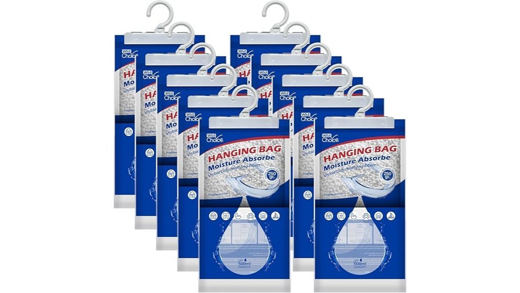 moisture absorbers for hanging