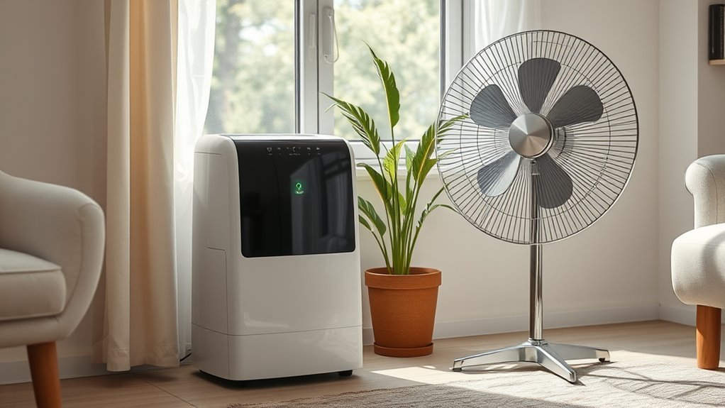 moisture control device for comfort
