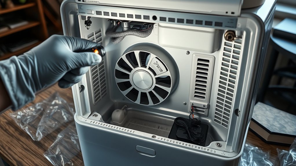 moisture removal system components