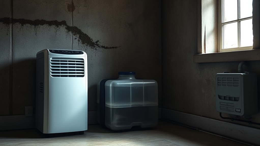 mold prevention through dehumidifiers