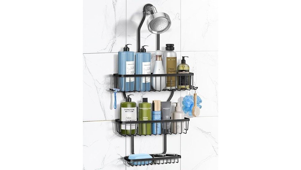 msaicoe shower caddy review