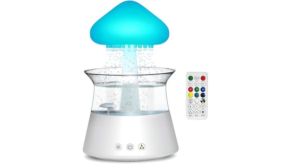 mushroom shaped humidifier lamp