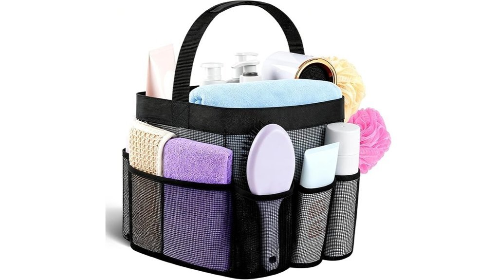 nine pocket mesh shower caddy