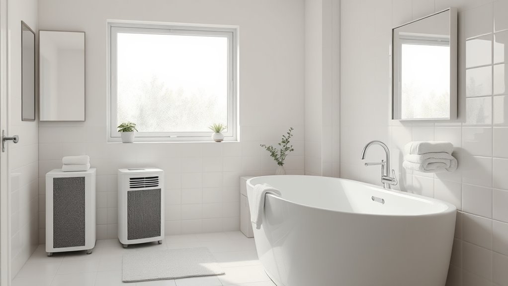 optimal bathroom dehumidifier size