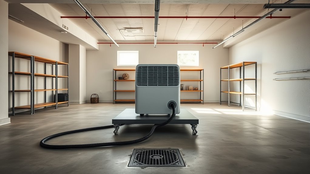 optimal dehumidifier basement placement