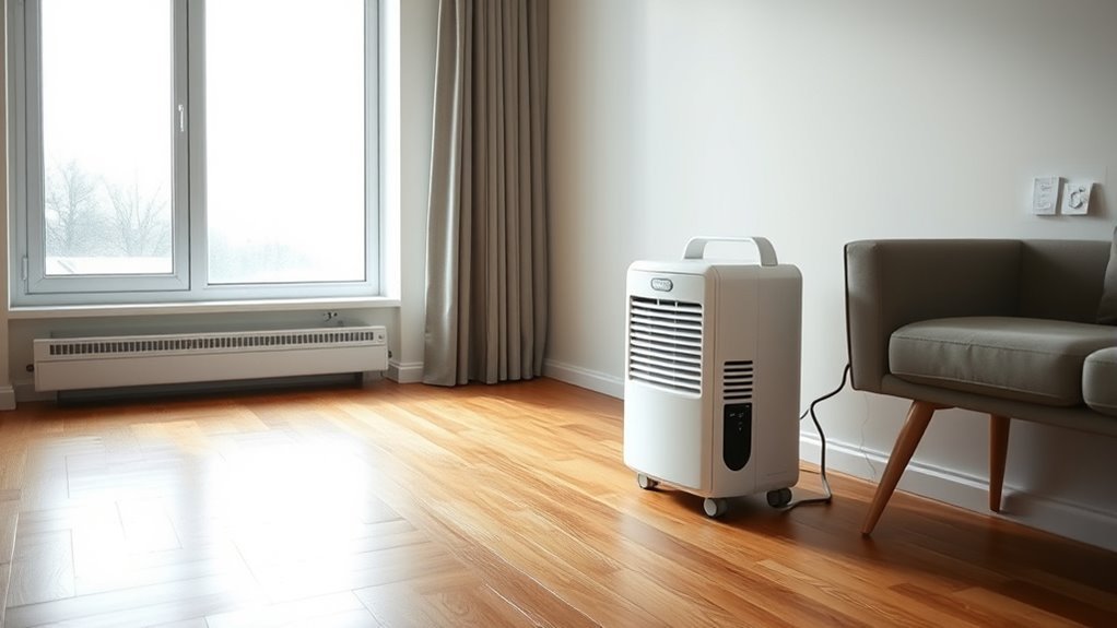 optimal dehumidifier placement height
