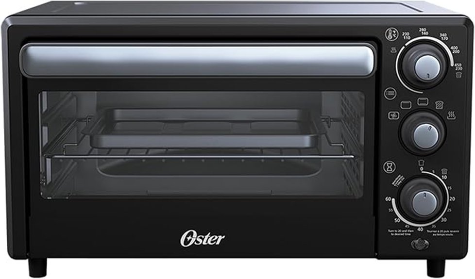 oster air fryer toaster review