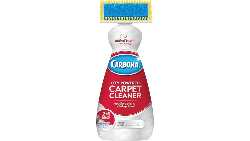oxy powered carpet cleaning solution